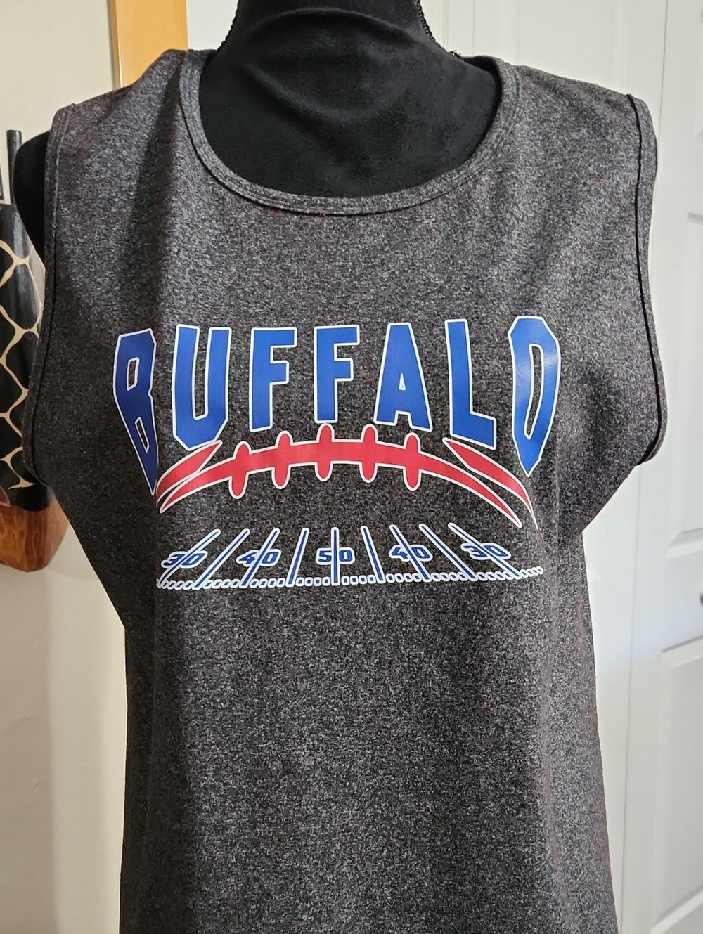 Buffalo Bills Football Graphic Tank Top - Charcoal